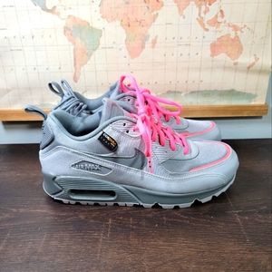 BRAND NEW Nike Air Max 90 Surplus Wolf Grey Pink Salt Men Sz 8.5 Women Sz 10